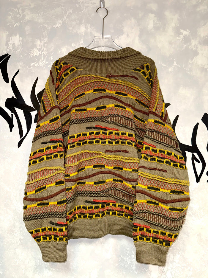 Coogi Style 3D Knitting Jacket