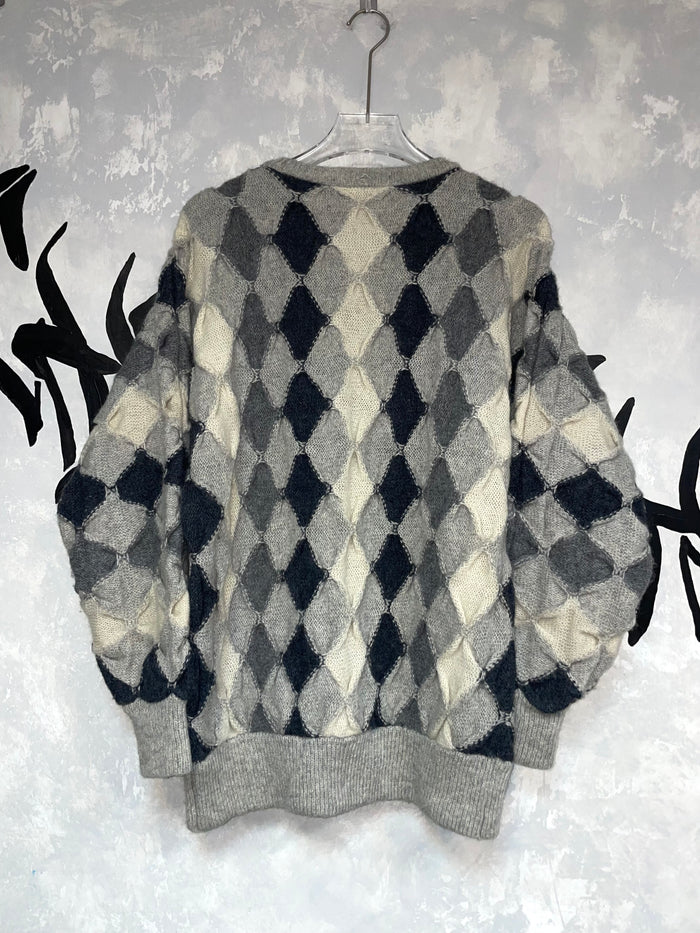 Coogi Style 3D Knitting Sweater