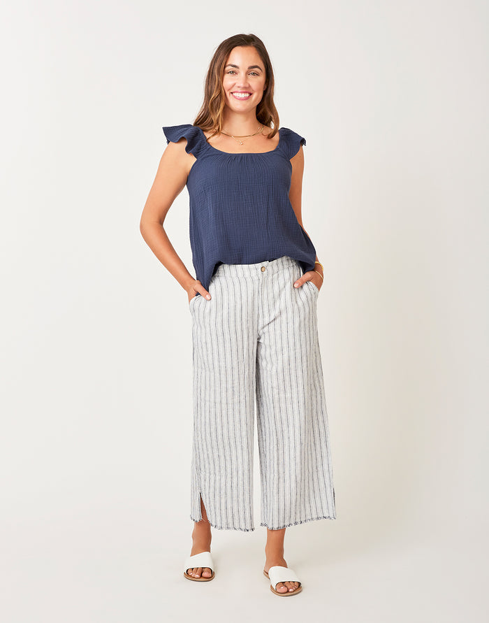 Corrine Top: Navy - FINAL SALE