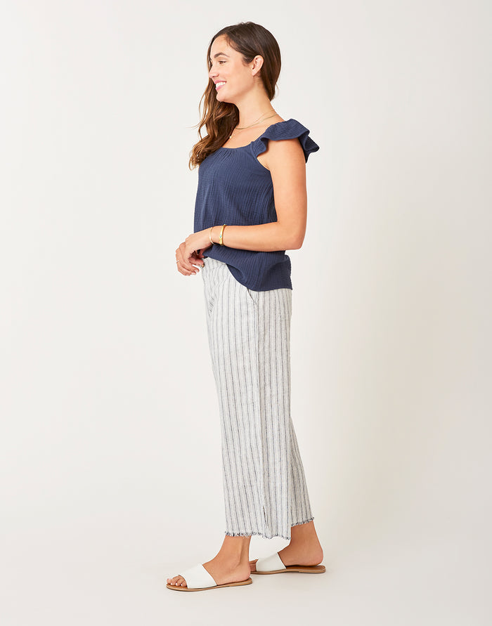 Corrine Top: Navy - FINAL SALE