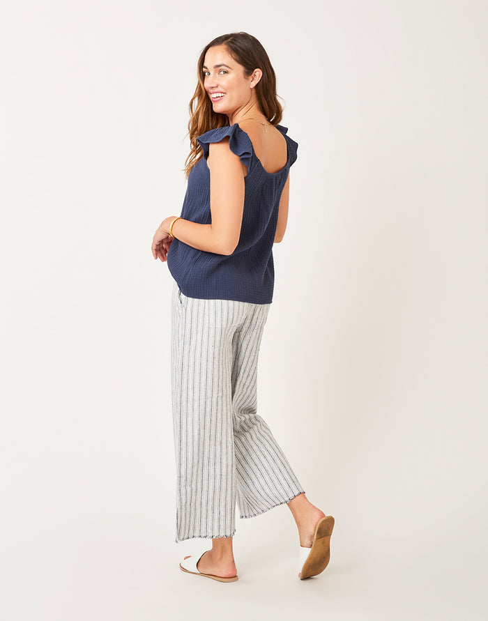 Corrine Top: Navy - FINAL SALE
