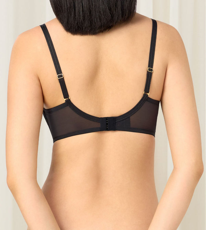 Curves Padded Bra - BLACK