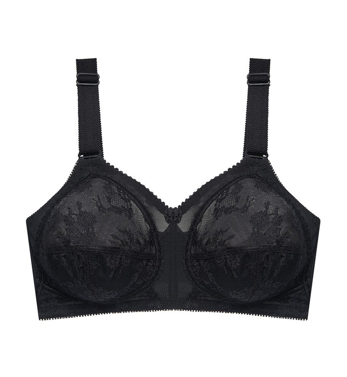DOREEN Non Wired Bra - BLACK