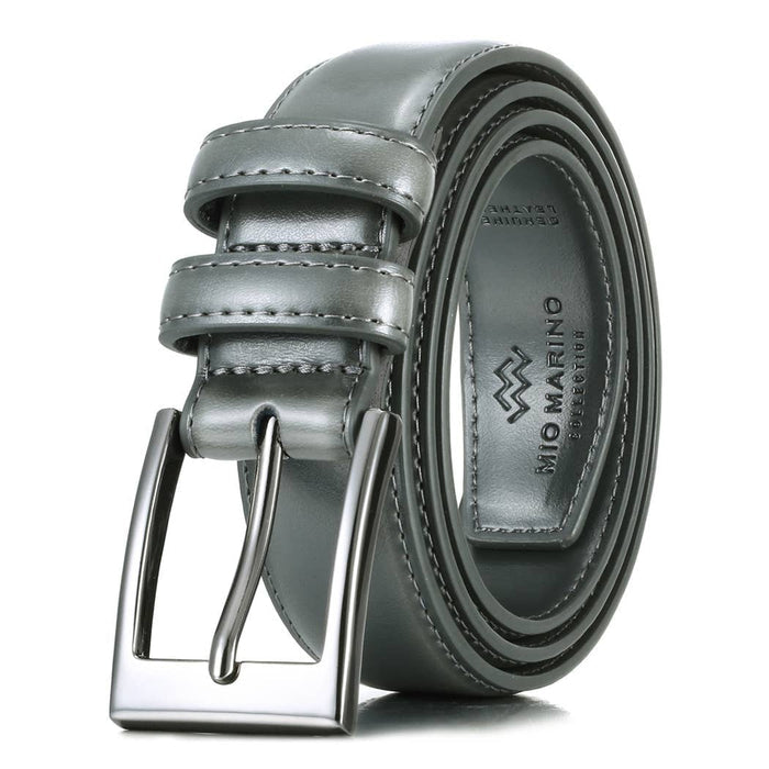 Dual Loop Leather Belt
