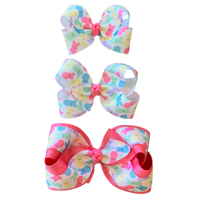 Easter Peeps Bows (3 Sizes)