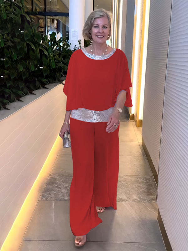 Ellie | Wide-Leg Evening Pant Set