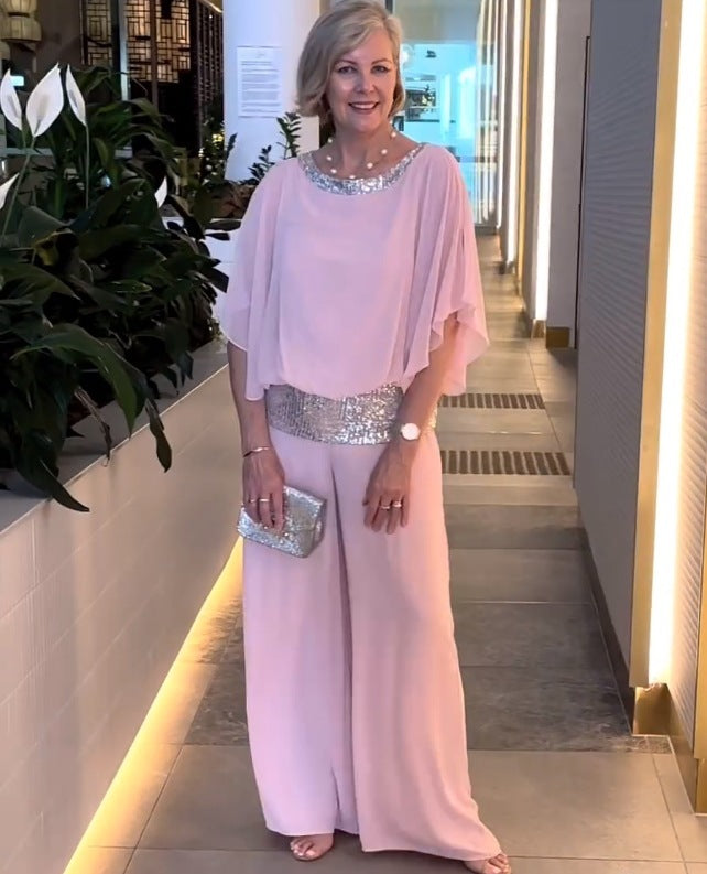 Ellie | Wide-Leg Evening Pant Set