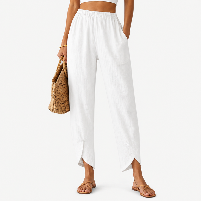 Essari - Pants with Raw Hem
