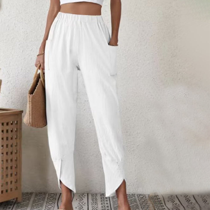 Essari - Pants with Raw Hem