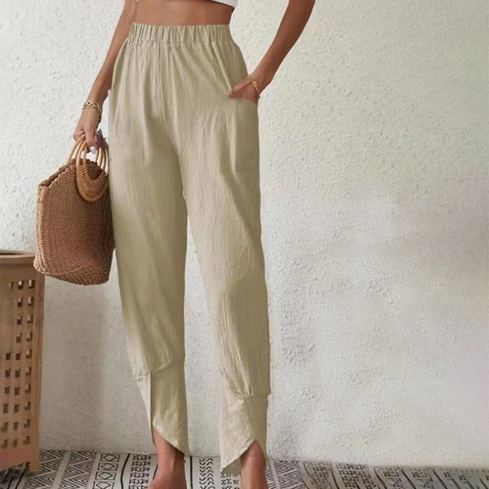 Essari - Pants with Raw Hem