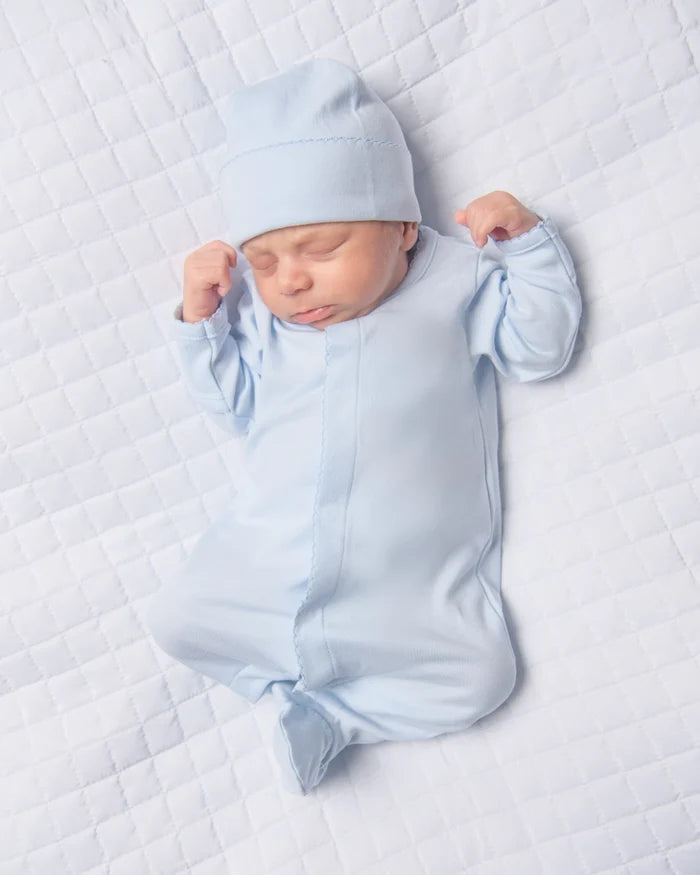 Essentials Solid Blue Footie