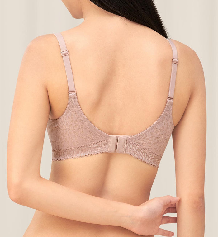 EVERYDAY CHARM DEEP V NON-WIRED PUSH UP BRA - SHADOW GREY