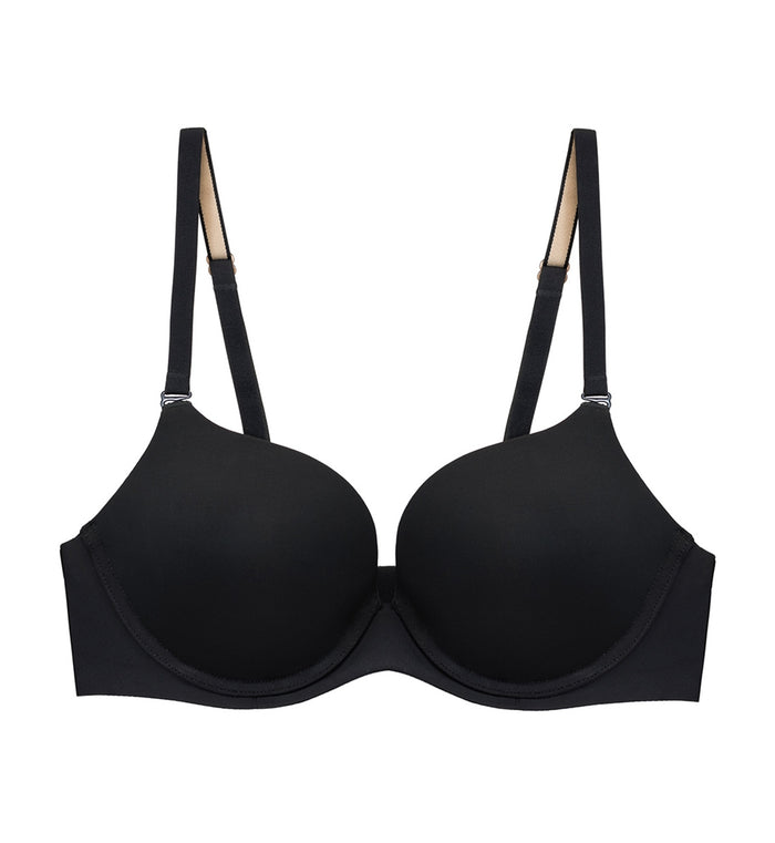 EVERYDAY ESSENTIAL WIRED PUSH UP BRA 01 - BLACK