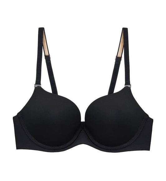 EVERYDAY ESSENTIAL WIRED PUSH UP BRA 01 - BLACK