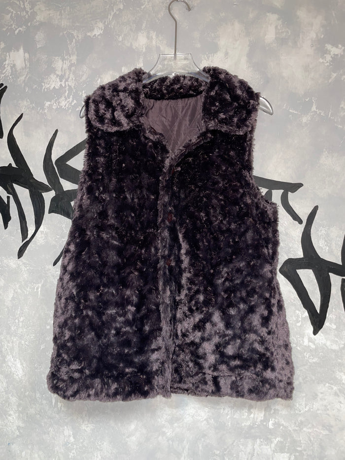 Faux Furry Vintage Vest