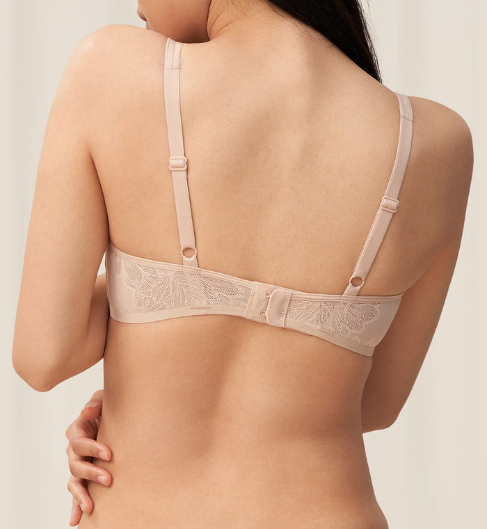FIT SMART NON-WIRED PADDED BRA - NUDE BEIGE