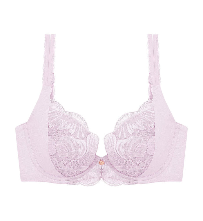 Florale Celestial Wired Push Up Bra - TENDER PURPLE