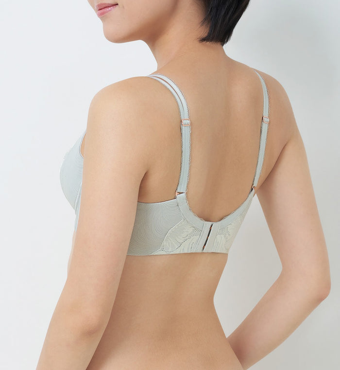 Florale Celestial Wired Push Up Bra - PLATINO