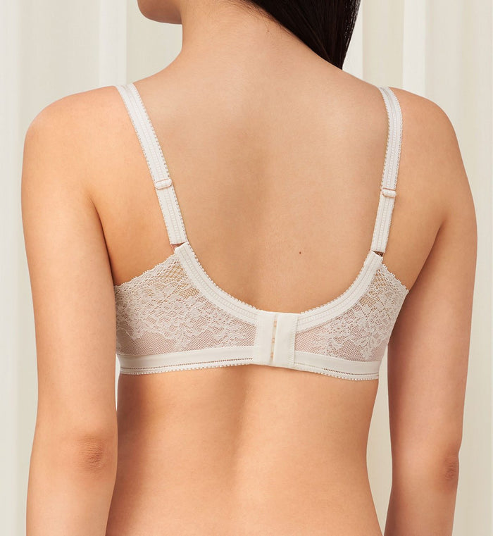 FLORALE DYNASTY NON-WIRED PADDED BRA - VANILLE