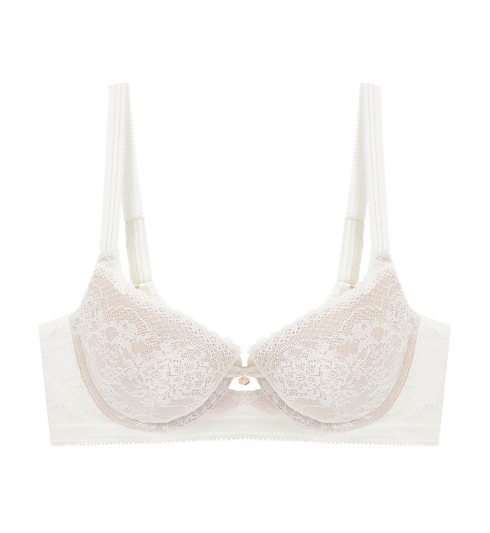 FLORALE DYNASTY WIRED PUSH UP BRA - VANILLE