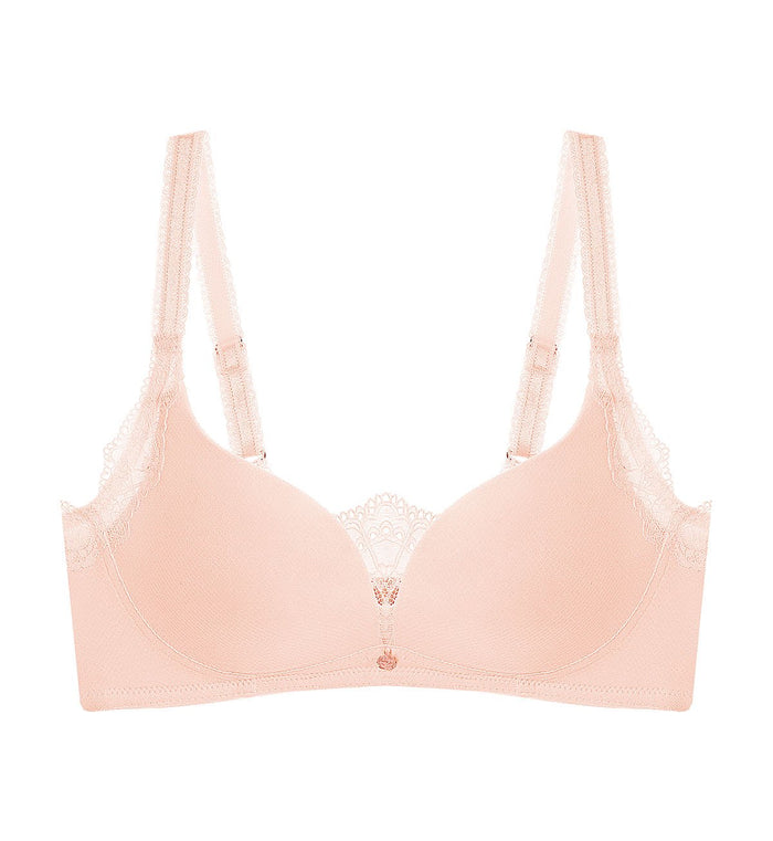 Florale Graceful Non-Wired Padded Bra - SOFT MAUVE