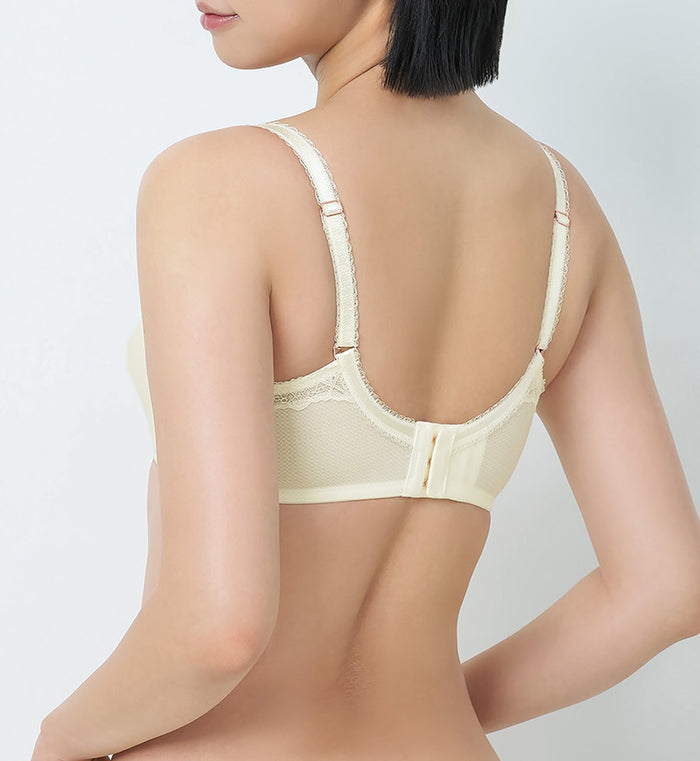 Florale Graceful Non-Wired Padded Bra - VANILLE