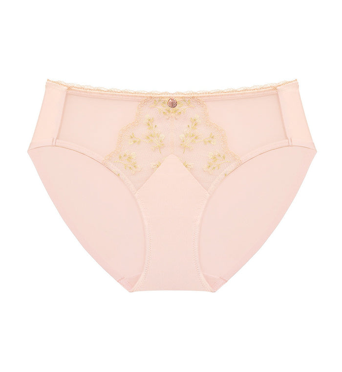 Florale Poui Midi - NUDE PINK