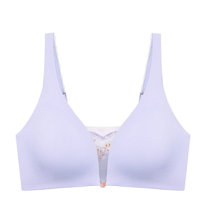 Florale Poui Non-Wired Padded Bra - MISTY LILAC