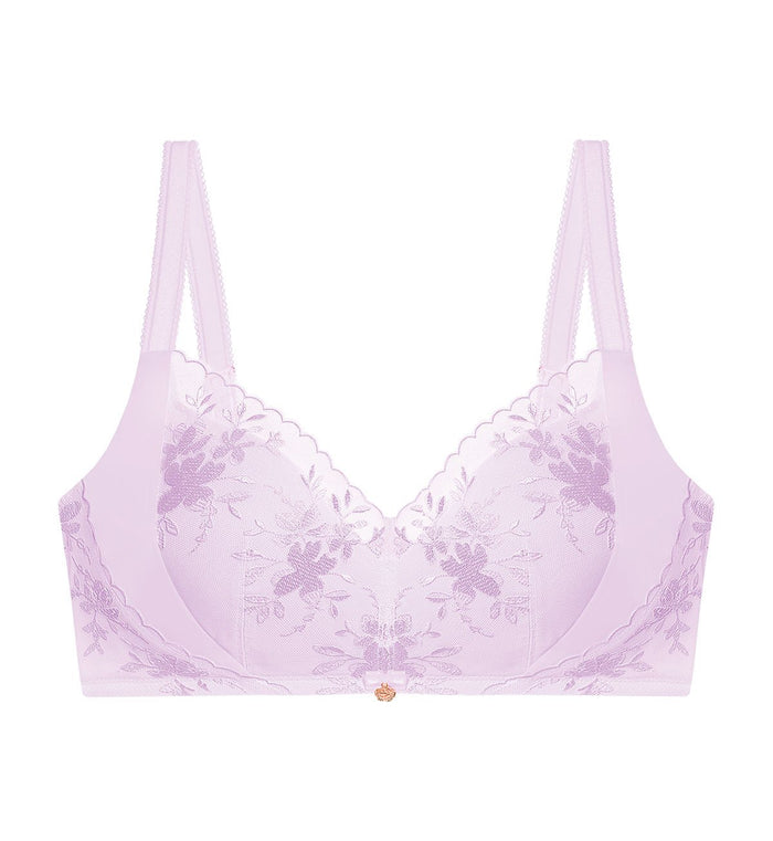 Florale Slimming Beauty Padded Bra - LAVENDOR BREEZE