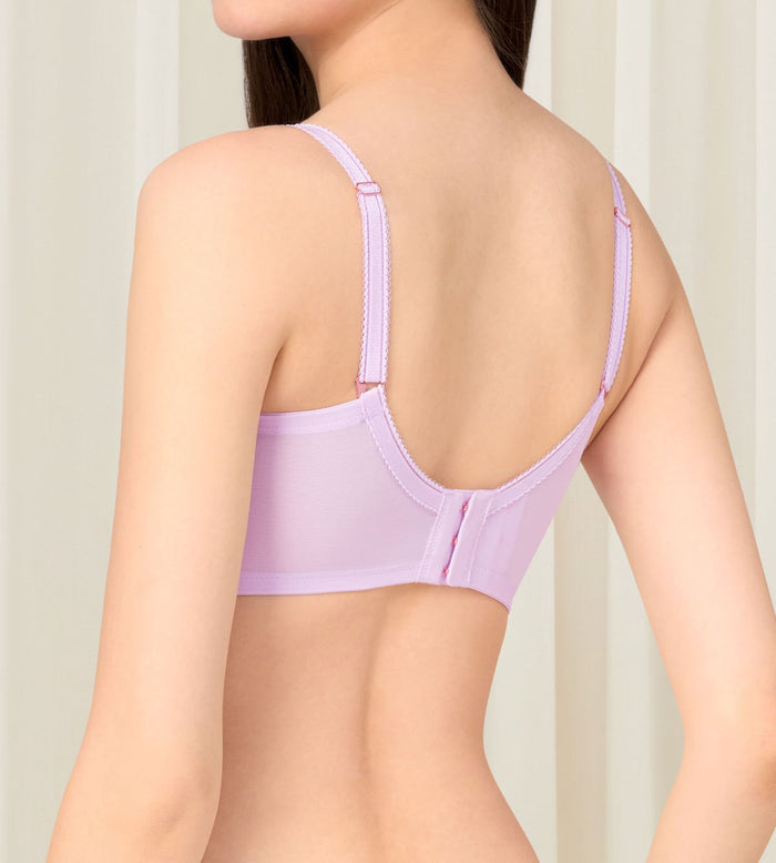 Florale Slimming Beauty Padded Bra - LAVENDOR BREEZE