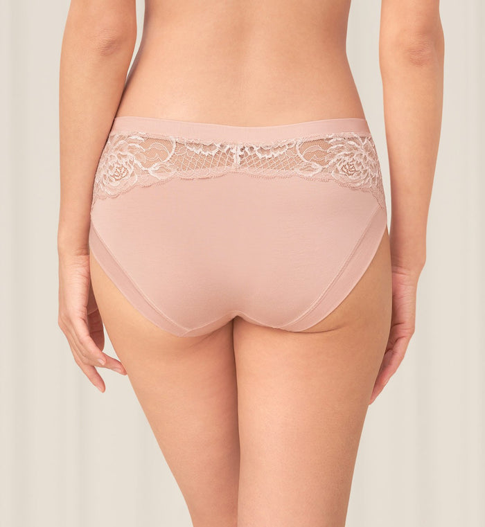 FLORALE WILD PEONY HIPSTER - SOFT MAUVE