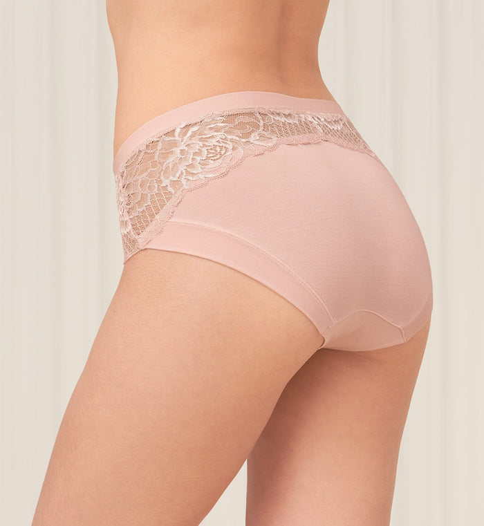 FLORALE WILD PEONY HIPSTER - SOFT MAUVE