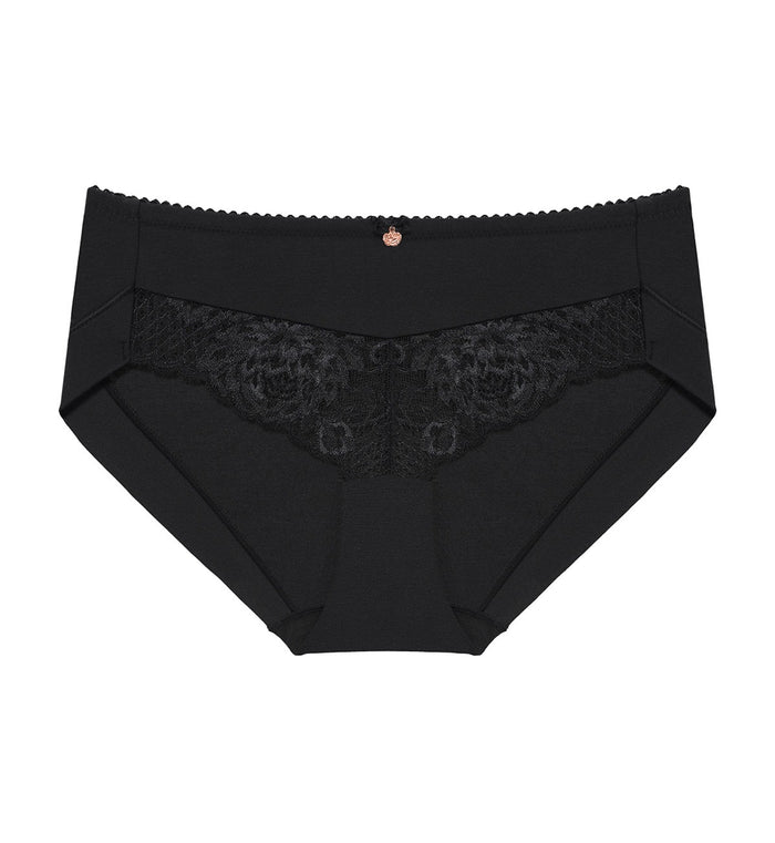 Florale Wild Peony Midi - BLACK