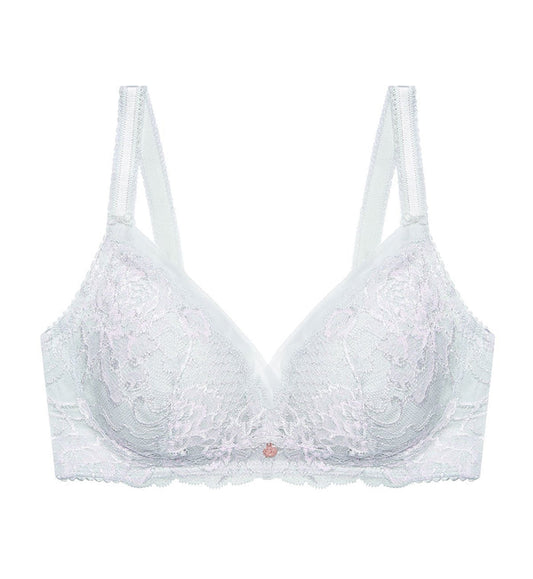 Florale Wild Peony Non-Wired Padded Bra - PAWDER SNOW
