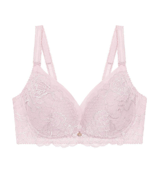 FLORALE WILD PEONY NON-WIRED PADDED BRA - ROSE