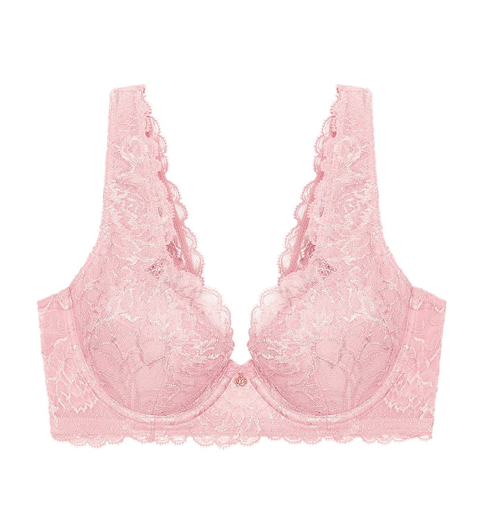 Florale Wild Peony Wired Padded Bra - OPAL PINK