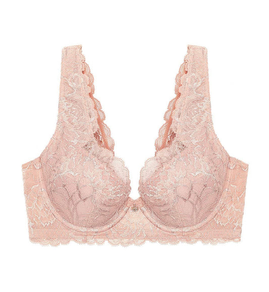 FLORALE WILD PEONY WIRED PADDED BRA - SOFT MAUVE
