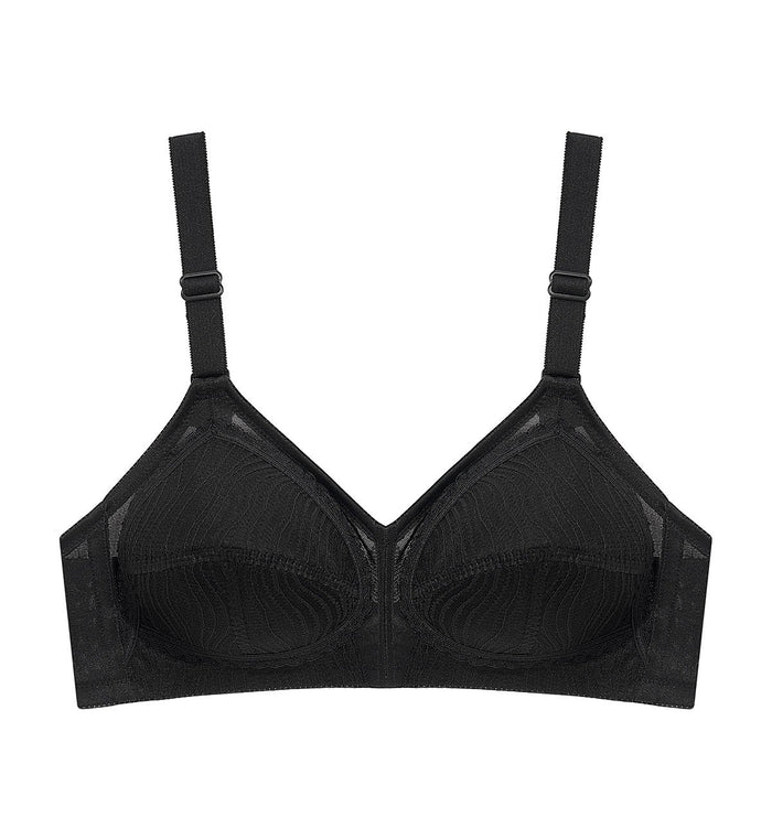 Form & Beauty 075 Non-Wired Padded Bra - BLACK