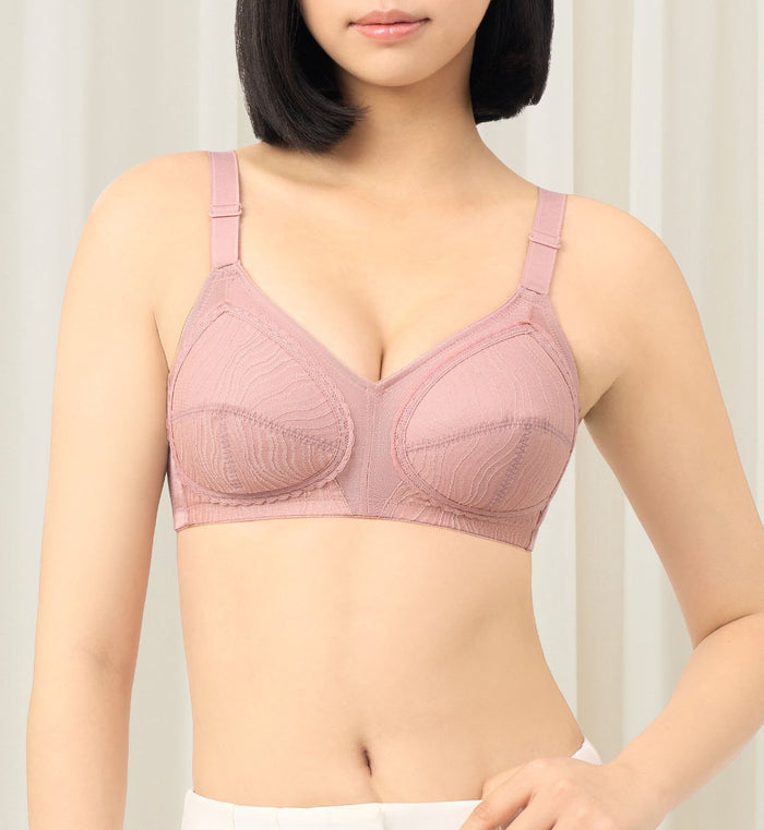Form & Beauty 075 Non-Wired Padded Bra - DUSTED ROSE