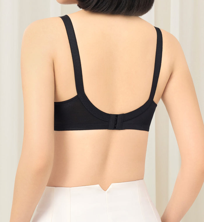 Form & Beauty 075 Non-Wired Padded Bra - BLACK