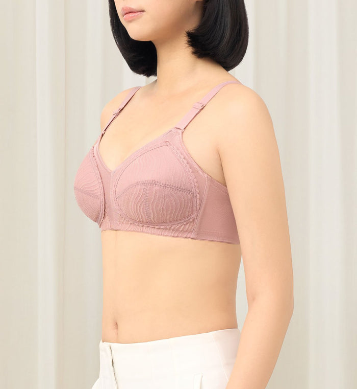 Form & Beauty 075 Non-Wired Padded Bra - DUSTED ROSE