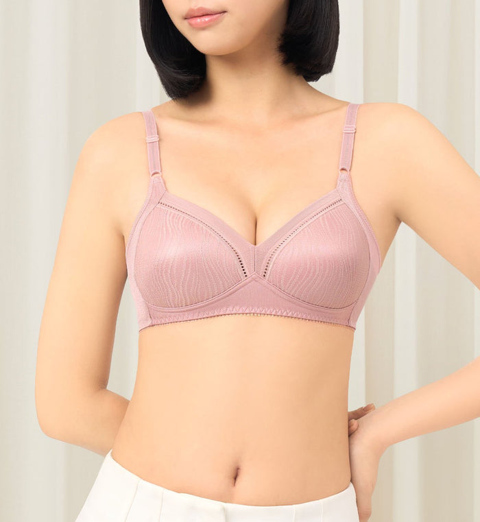 Form & Beauty 138 Non-Wired Padded Bra - DUSTED ROSE