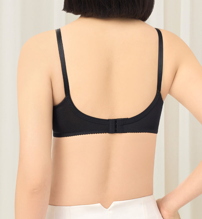 Form & Beauty 138 Non-Wired Padded Bra - BLACK