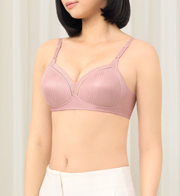 Form & Beauty 138 Non-Wired Padded Bra - DUSTED ROSE
