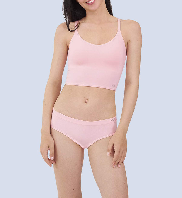 FREE EVOLVE CROP TOP - ROCOCO PINK