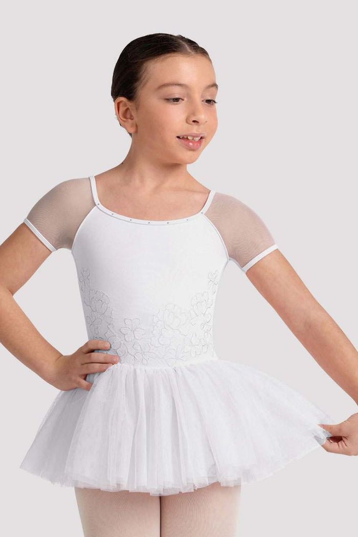 Girls Lucy Floral Cap Sleeve Tutu Dress
