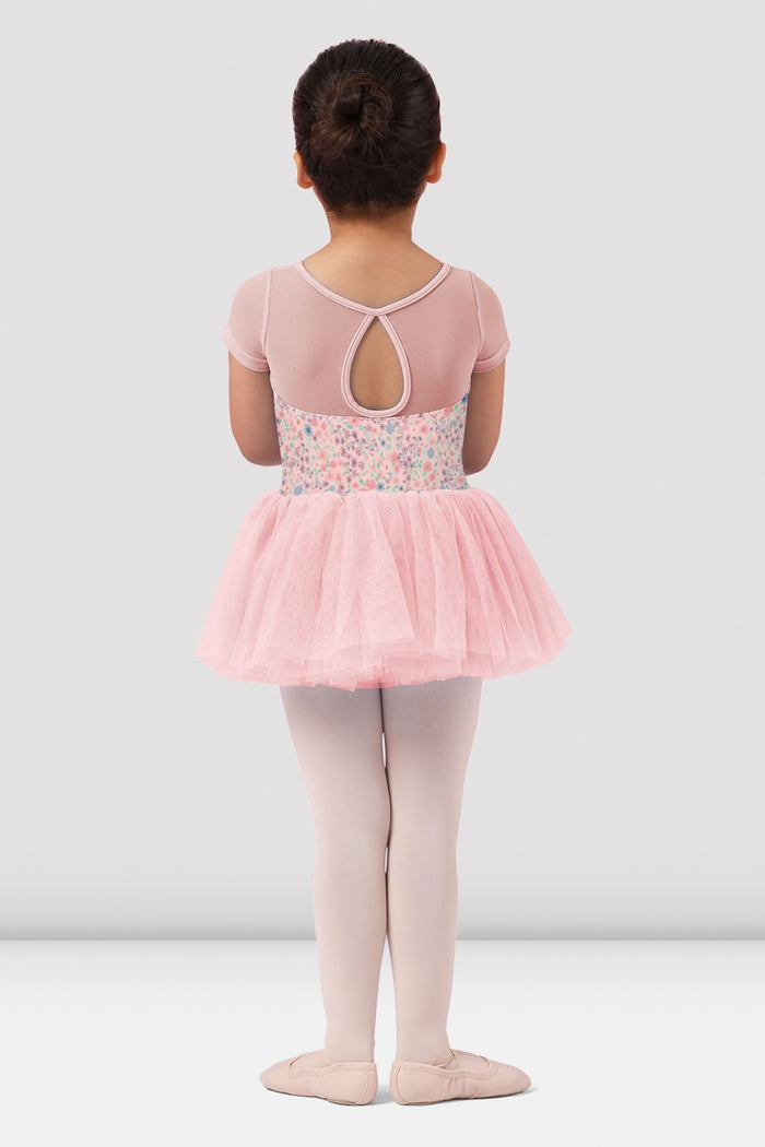 Girls Mirella Ditsy Floral Cap Sleeve Tutu Dress - BLOCH EU