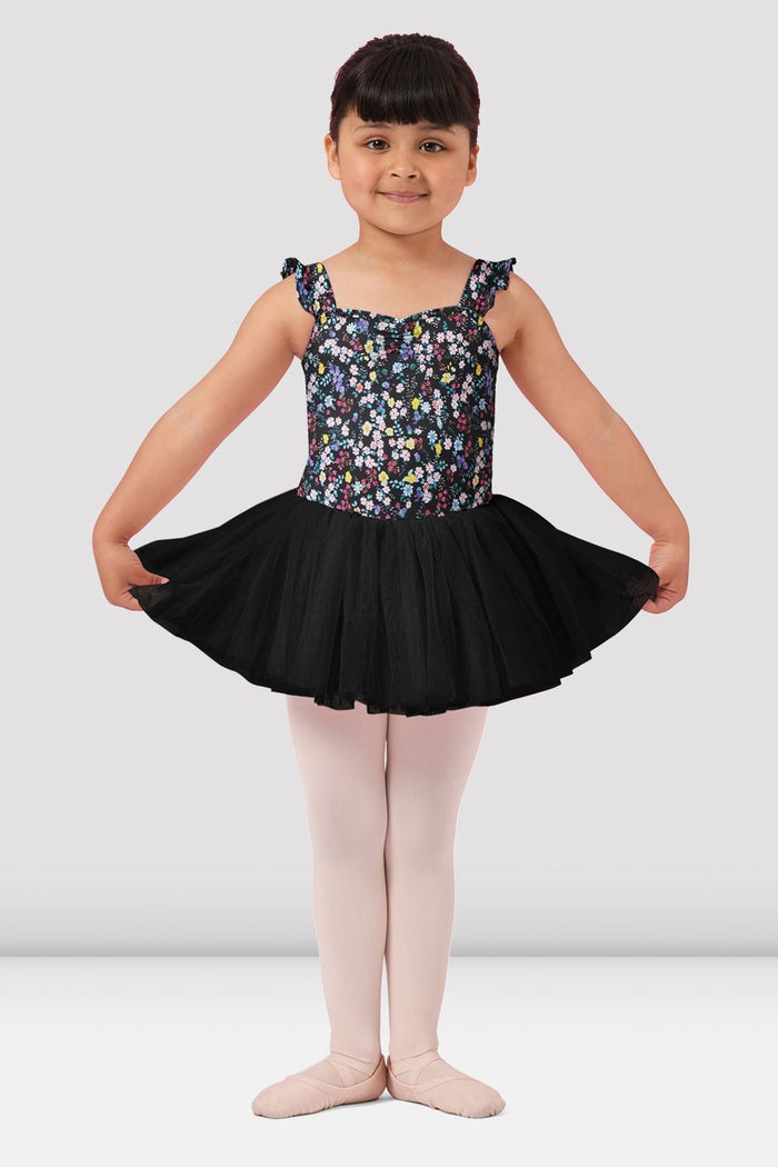 Girls Mirella Ditsy Floral Wide Strap Tutu Dress - BLOCH EU