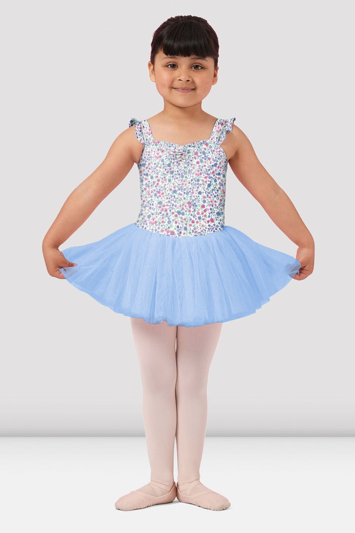 Girls Mirella Ditsy Floral Wide Strap Tutu Dress - BLOCH EU