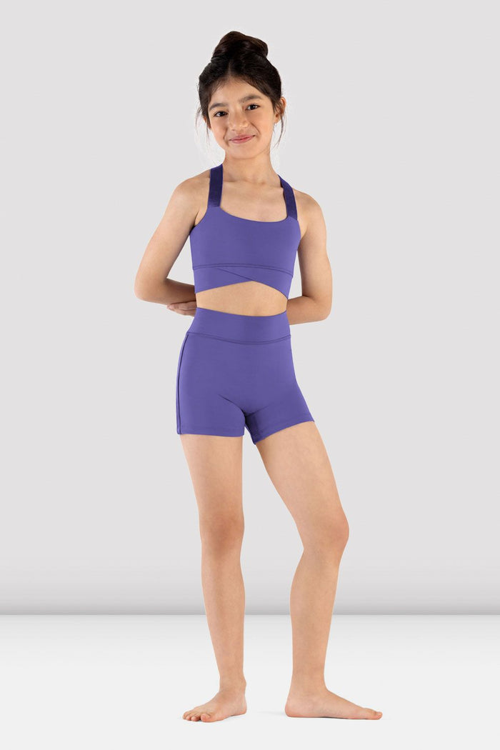 Girls Mirella Majesty Cross Back Crop Top